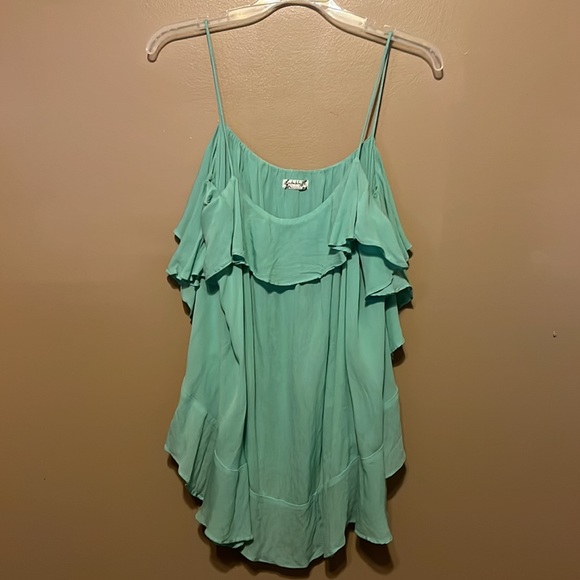 Free People Ruffle Tank - Picture 1 of 5